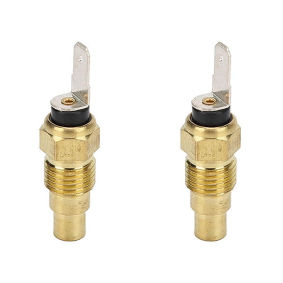 2X Coolant Temperature Sensor Cooling Temp Sender for 25080-89907,2 x Water temperature sensor,gold
