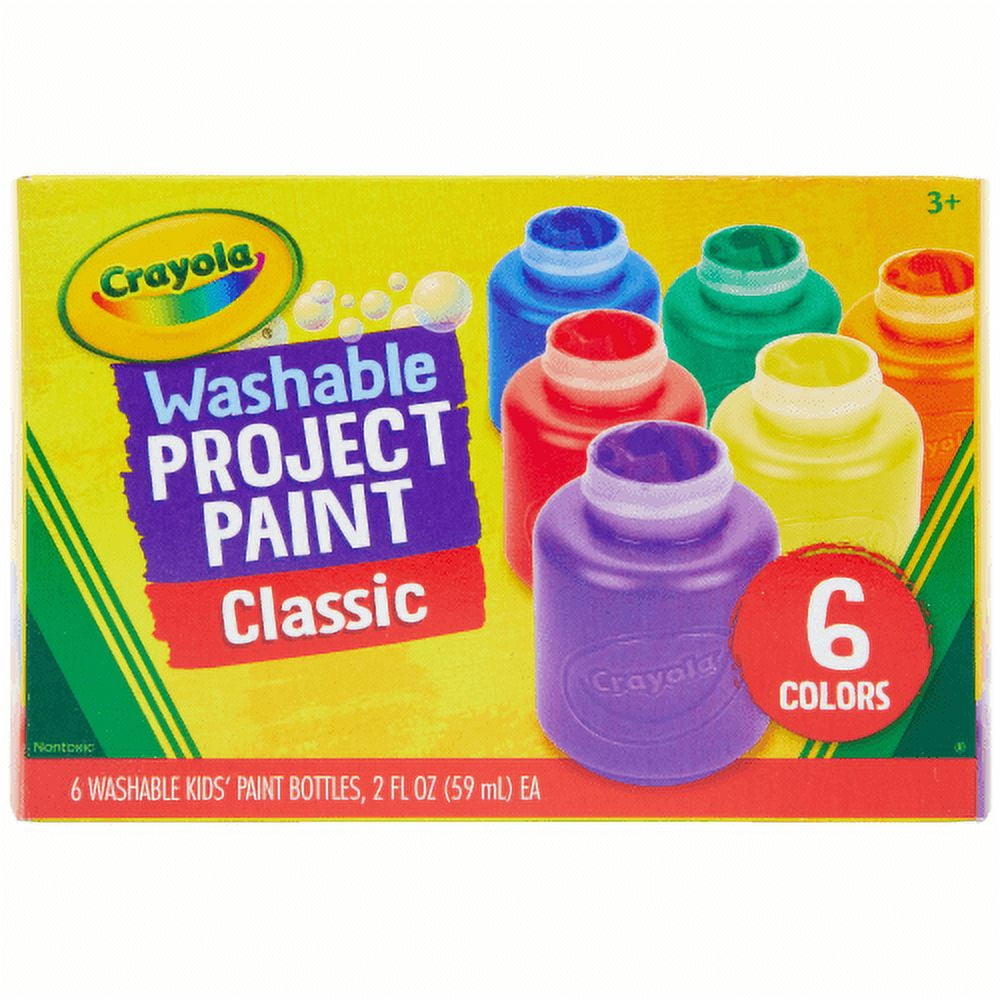 2X - Crayola Classic Washable Project Paint Set