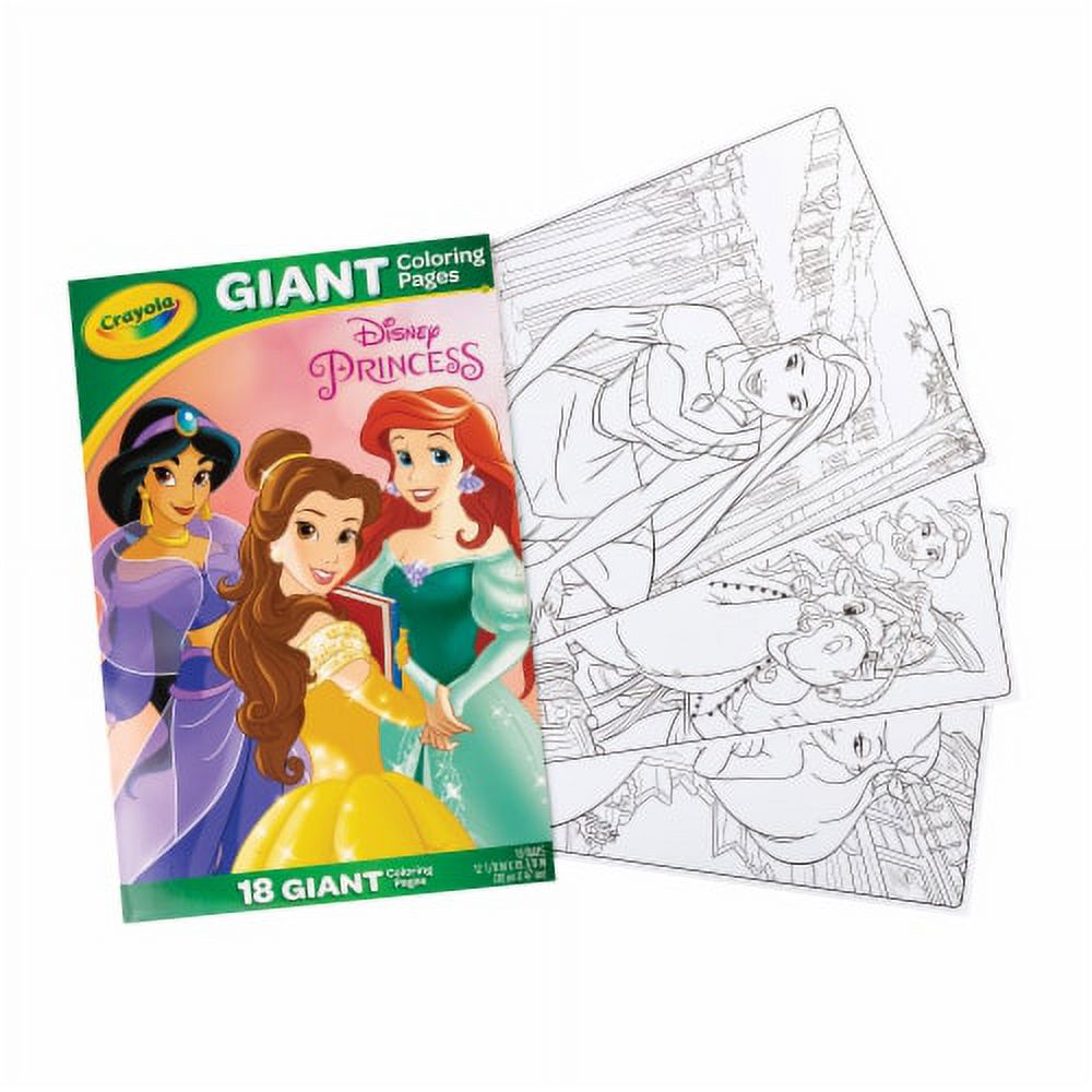 2X - Crayola Disney Princess Giant Coloring Pages - Walmart.com