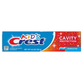 Crest Kid's Cavity Protection Toothpaste - Sparkle Fun - 4.6 oz (Pack of 2)