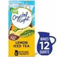 thumbnail image 1 of 2X - Crystal Light Zero Sugar Lemon Iced Tea Drink Mix Packets 6 Packets, 1 of 4