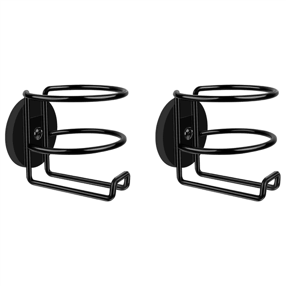 2X Cup Holder Beverage Magnetic Drink Holder Magnetic Can Drinks Holder Magnetic Cup Boat Drink Holder Bottle Holder,2 x Cup Holder,Black