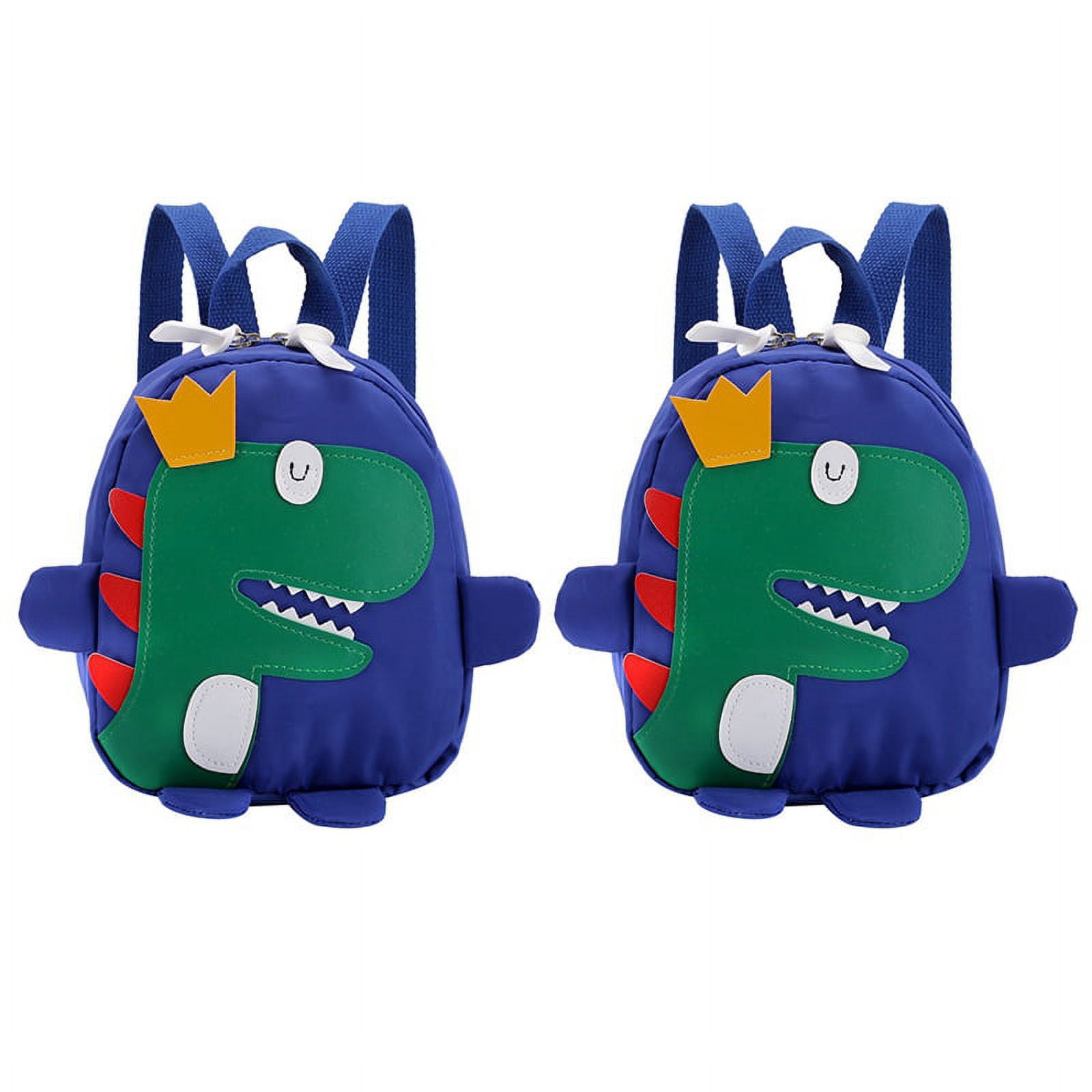2X Cute Kids Kindergarten School Bag 3D Cartoon Dinosaur Mini Backpack