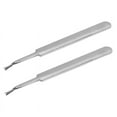 thumbnail image 1 of 2X Cuticle Trimmer Stainless Steel, Fork Trimmer Cutitle Women Manicure, 1 of 4