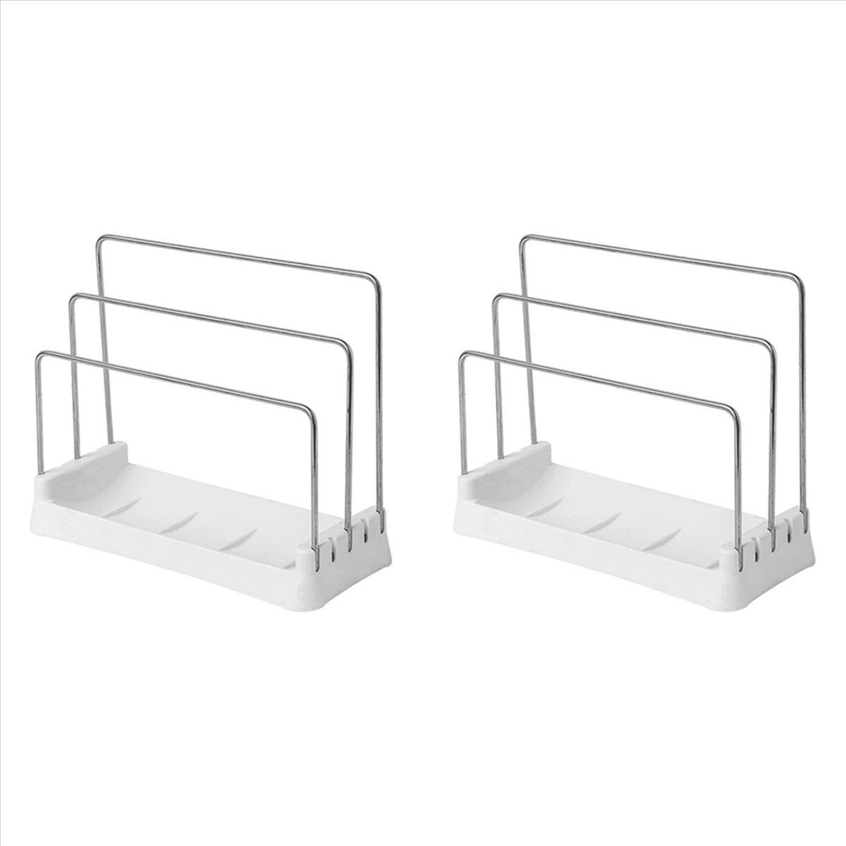2X Cutting Boards Holder, Organizer Pantry Rack Bakeware Holder ...