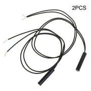2X Cylindrical Plastic Mounted Reed Proximity Switch Magnetic Sensor Normal Open