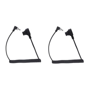 2X D-TAP Plug to DC Port DC Monitor Supply Cable Spring Power Wire with Lock for BMPC// Monitor