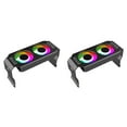 thumbnail image 1 of 2X D50 ARGB Sync Heatsink Cooler 4Pin Memory Module Cooling Dual Fans ARGB Light Memory Cooling Cooler Radiator B, 1 of 8