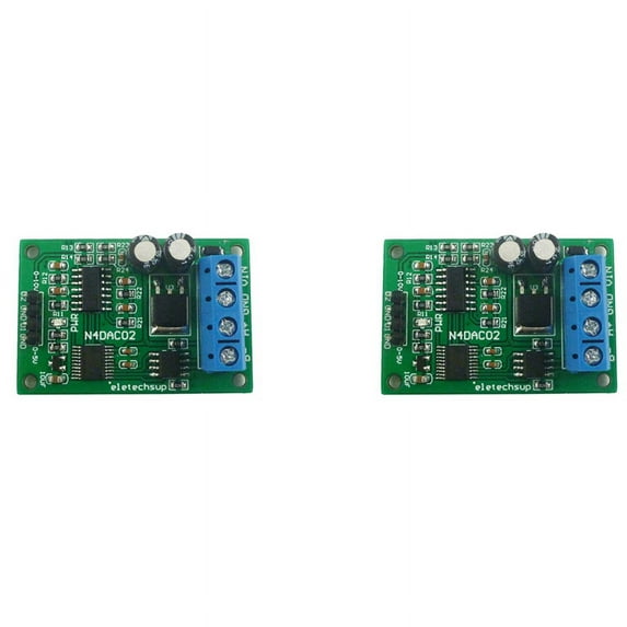 2X DC 12V 0-5V 0-10V Voltage Signal Generator Converter Module RS485 Modbus RTU for PLC Measuring Instruments