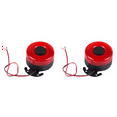 2X DC 12V24V 105DB Auto Warning Siren Sound Signal Backup Alarms Horns