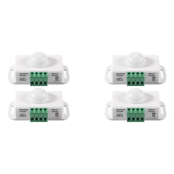 2X DC 12V/24V 8A Body Infrared PIR Motion Sensor Switch LED Light Strip Automatic,PIR Sensor LED Motion Sensor Switch