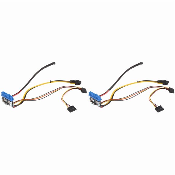 2X DC 12V 300W 24Pin ATX Motherboard Connector Mini ITX Power Supply DC to ATX  PSU Module for PC Computer Gamer