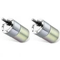 thumbnail image 1 of 2X DC 12V 30RPM Gear Motor High Torque Electric Mini Speed Reduction Geared Motor Eccentric Output Shaft 37mm, 1 of 7