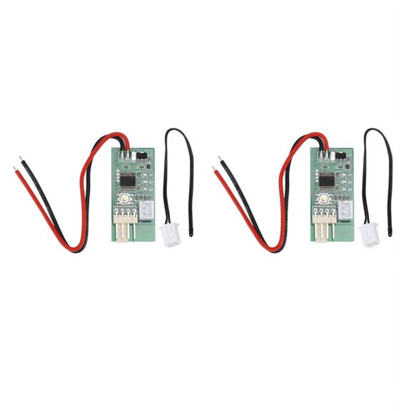 2X DC 12V 4 Wire PWM Fan Temperature Control Speed Controller Governor Regulator for PC Computer CPU Fan Cooler Alarm