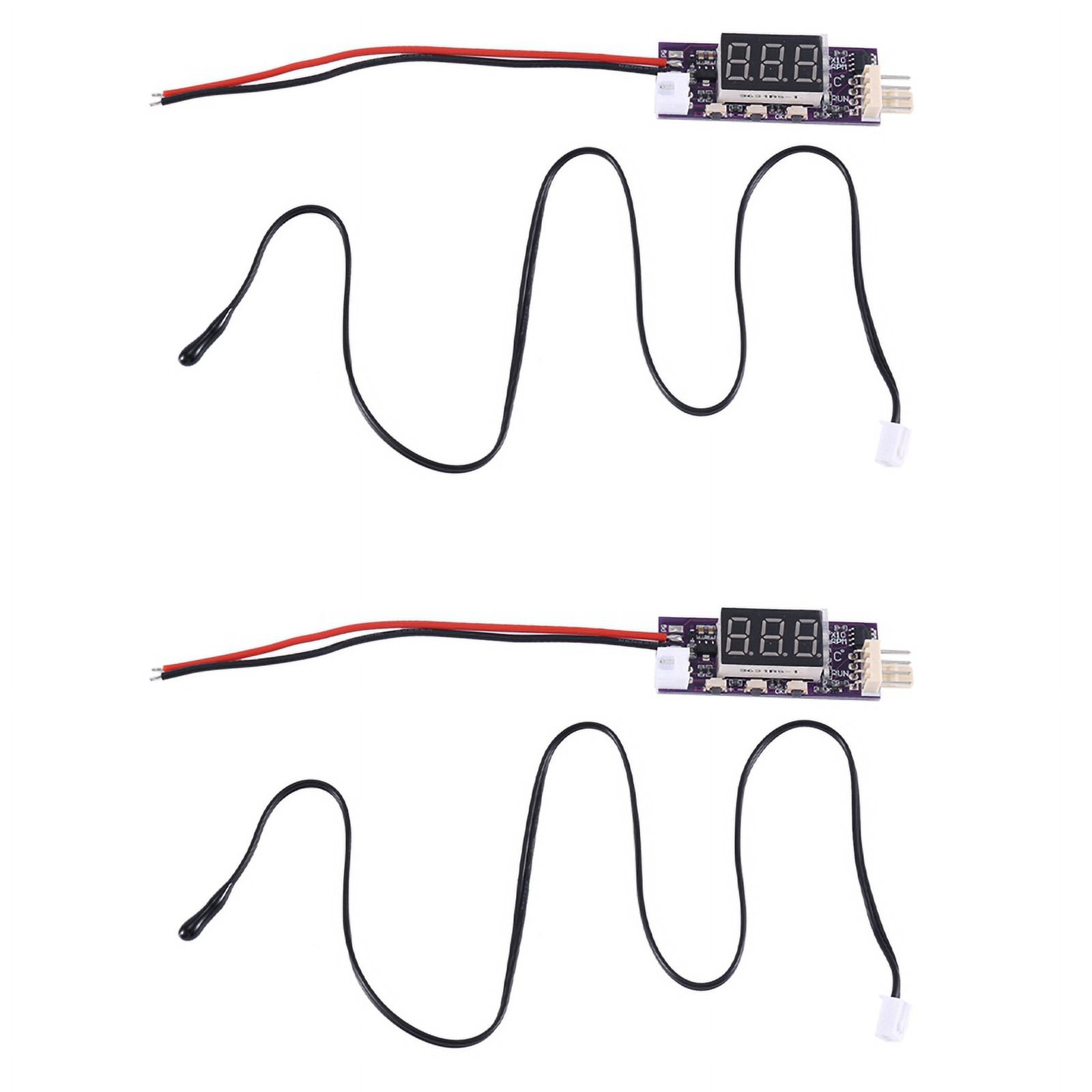 2X DC 12V Mini 4 Wire PWM Fan Temperature Control Governor Temperature