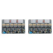 2X DC 4.5V-5.5V 6-Bit Digital Circuit Clock Kit Electronic Clock Teaching and Training Welding Production DIY Parts