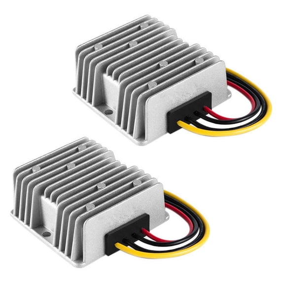 2X DC Buck Converter Damp Proof 48V to 24V 10A 240W Voltage Reducer DC Converter,2 x Converter,As shown