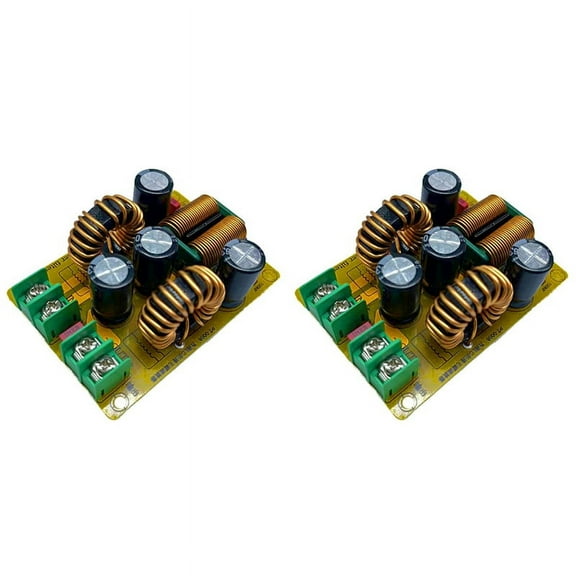 2X DC LC Low Pass Filter 20A Electromagnetic Interference Switching POWER EMC Car Audio Amplifier 12V 24V
