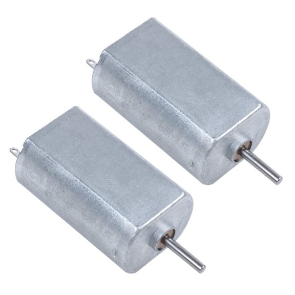 2X DC3-12V 29712RPM RC Hobby Aircraft High Speed Magnetic 180 Micro-Motor,2 x DC Motor,silver