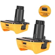 2X DCA1820 20V Max to 18V Adapter Converter for Dewalt 20 Volt Li-ion Battery