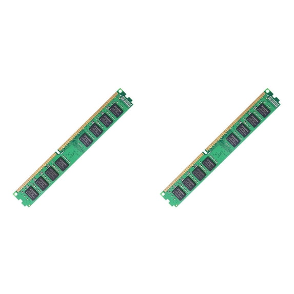 2X DDR3 2GB 1333MHz Desktop Memory RAM PC3-10600 1.5V 240 Pin DIMM Computer Memory Compatible with 1066,2 x RAM Memory,Green