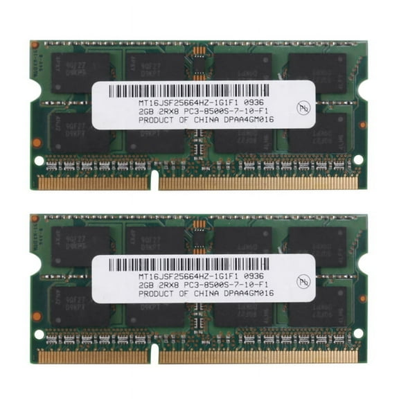 2X DDR3 2GB Laptop Memory Ram 2RX8 PC3-8500S 1066MHz 204Pin 1.5V Notebook RAM