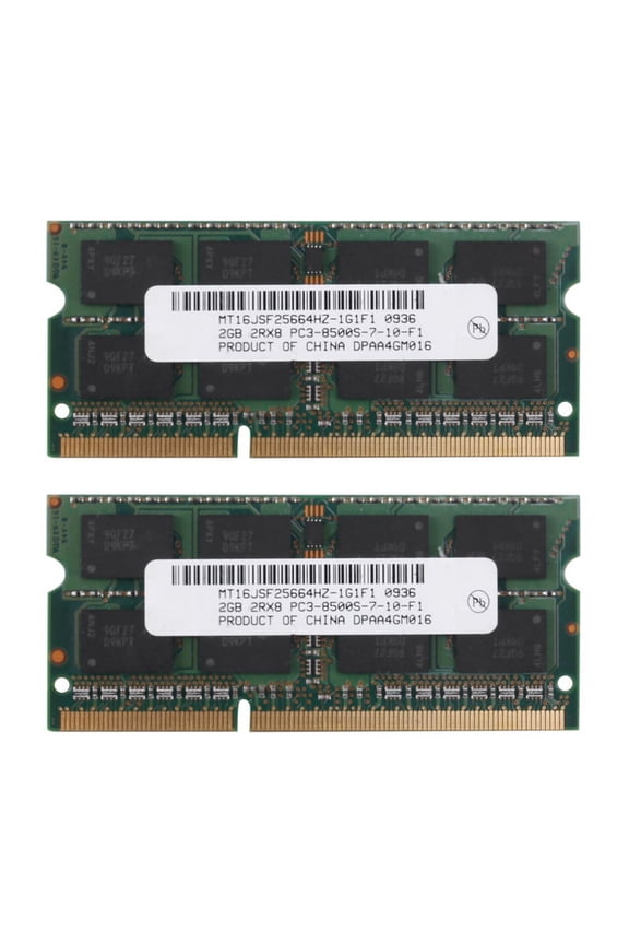 2X DDR3 2GB Laptop Memory Ram 2RX8 PC3-8500S 1066MHz 204Pin 1.5V Notebook RAM