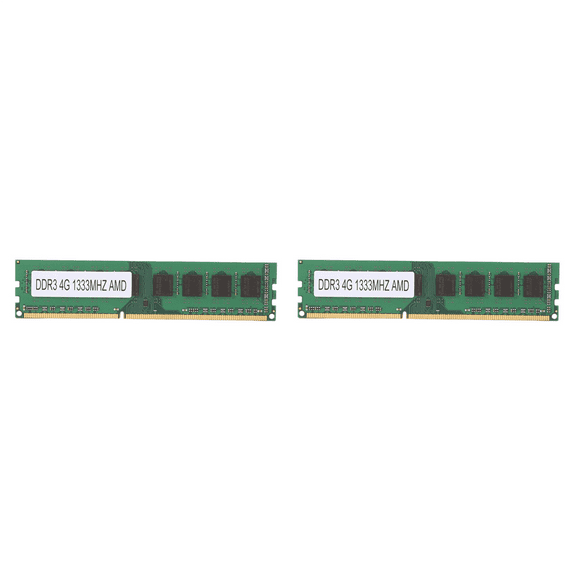 2X DDR3 4GB 1333Mhz Memory Ram PC3-10600 Memory 240Pin 1.5V Desktop RAM Memory AMD Motherboard