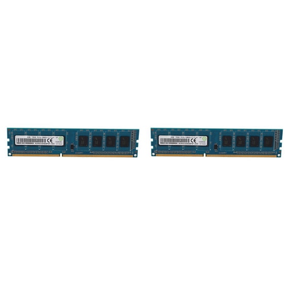 2X DDR3 4GB Desktop Memory 1RX8 PC3L-12800U 1600Mhz 240Pins 1.35V CL11 DIMM Ram for Motherboard,2 x DDR3 4GB Desktop Memory Ram,blue