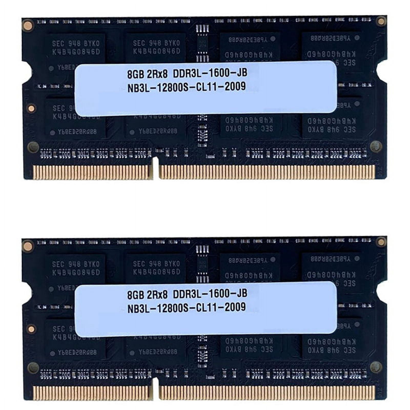 2X DDR3 8GB Laptop Ram Memory 1600Mhz PC3-12800 1.35V 204 Pins