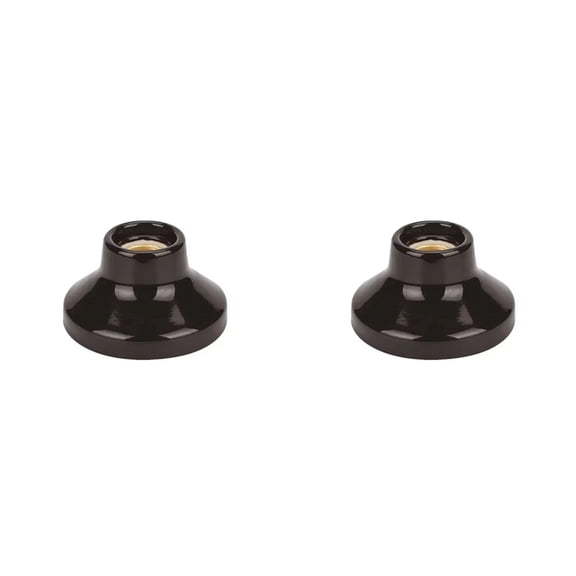2X DIY Ceramic Lamp Holder,Porcelain E27 Lamp Base Light Fixture Easy to Install,Led Light Fitting Holder Base