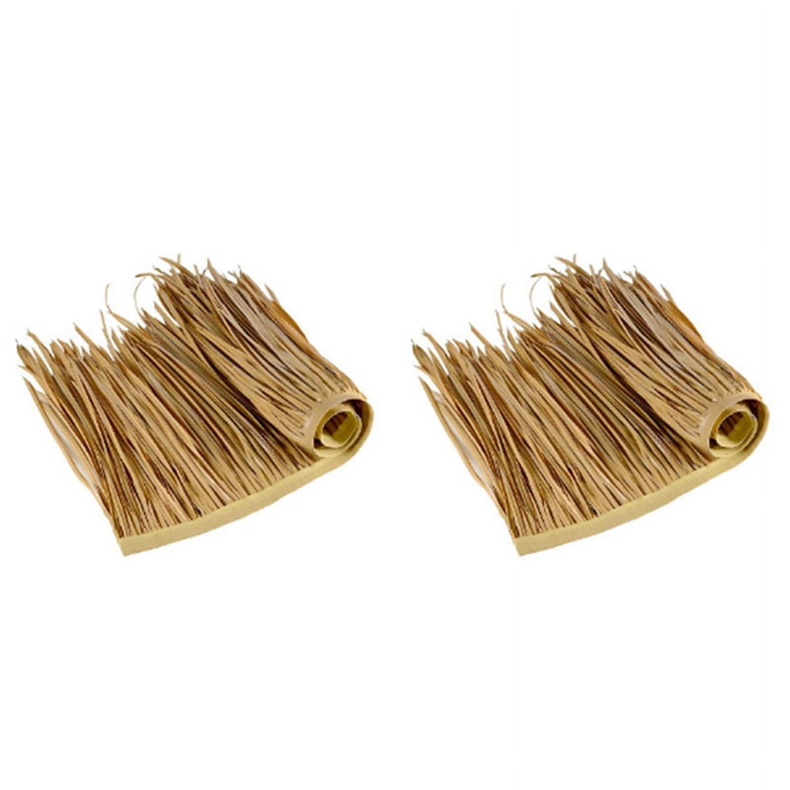 Shutter Mat 2X DIY Straw Roof Rug Decor Grass Mat Palm Thatch Roll Deck Decor ...