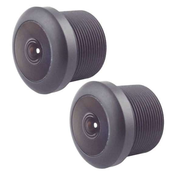 2X DSC Technology 1/3Inch 1.8mm 170 Degree Wide Angle Black CCTV Lens for CCD Security Box Camera,2 x Black Wide Angle CCTV Lens,black