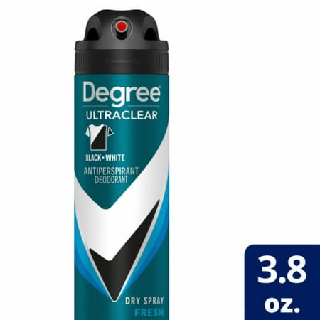 2X - Degree UltraClear Men's Antiperspirant Deodorant Dry Spray Fresh Scent