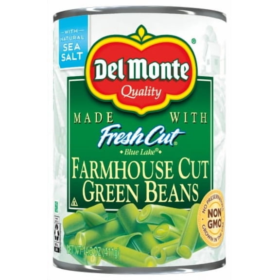 2X-Del Monte Blue Lake Farmhouse Cut Green Beans - 14.5 oz