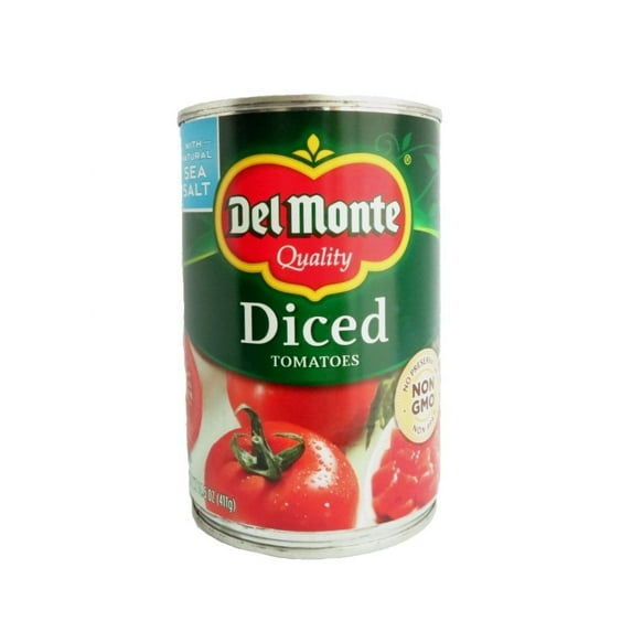 Del Monte Foods Diced Tomato, 14.5 Oz - Pack of 2