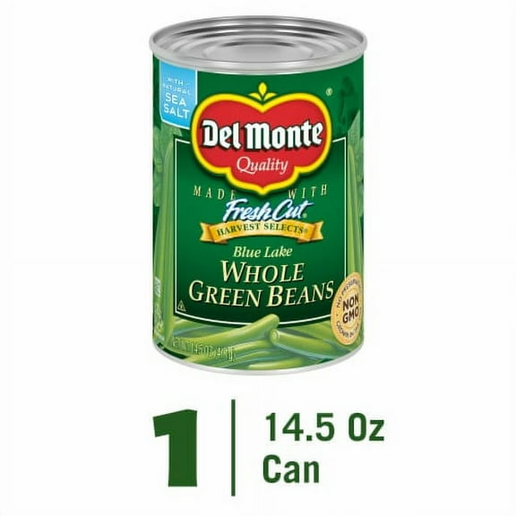 2X-Del Monte harvest Selects Blue Lake Whole Green Beans - 14.5 oz