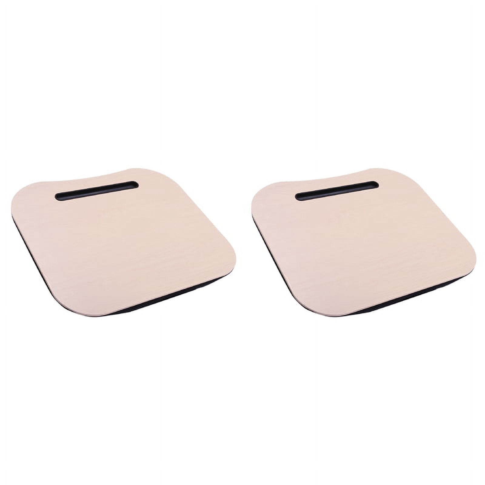 2X Desk Bed Cushion Knee Lap Computer Reading Writing Table Tray Cup Holder Laptop Stand Cushion