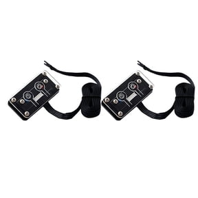 2X Desktop Computer Switch External Power Switch Power Button+Restart Button PC Case Power Supply Button, 60cm
