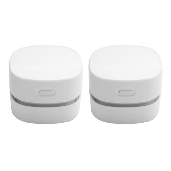 2X Desktop Vacuum Cleaner, Rechargeable Battery Operated, Mini Tabletop Crumb Dust Sweeper, High Endurance Up to 90 Mins