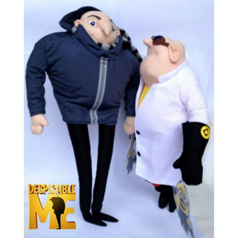 2X Despicable Me Gru Dr.Nefario Soft Plush Toy Stuffed Animal