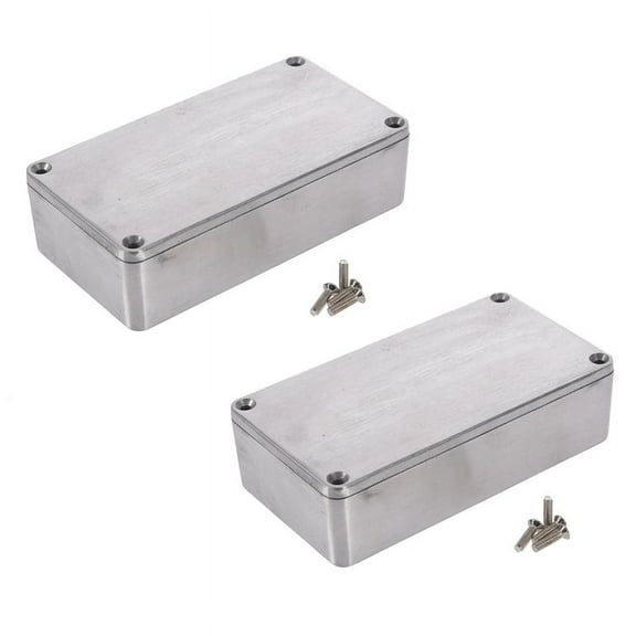 2X Diecast Aluminium Electronics Project Box Case Enclosure Instrument Waterproof, Standard 1590B 112X60X31mm