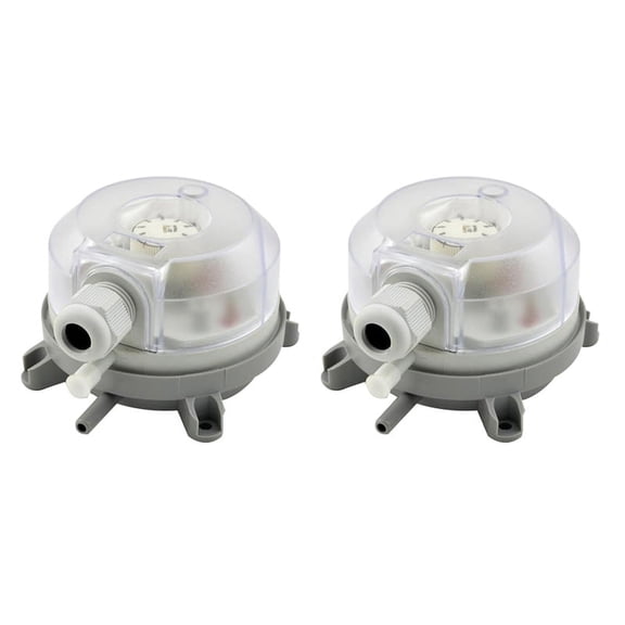2X Differential Pressure Switch 50-500Pa Adjustable - Pressure Switch