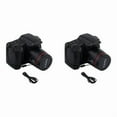 thumbnail image 1 of 2X Digital Camera Vlog Camera Photography 16X Digital Zoom 720P HD SLR Camera Anti-Shake Photo Cameras for Live Stream, 1 of 8