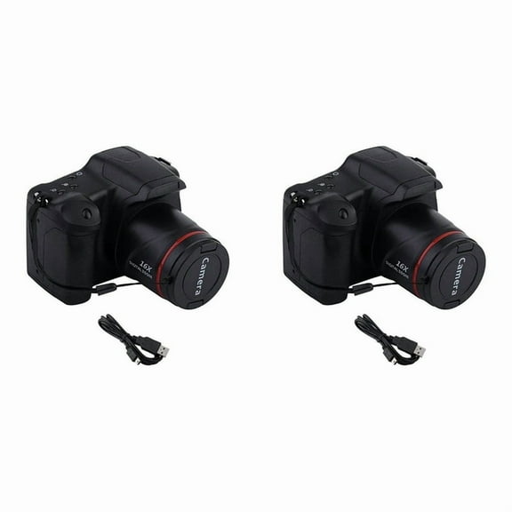 2X Digital Camera Vlog Camera Photography 16X Digital Zoom 720P HD SLR Camera Anti-Shake Photo Cameras for Live Stream
