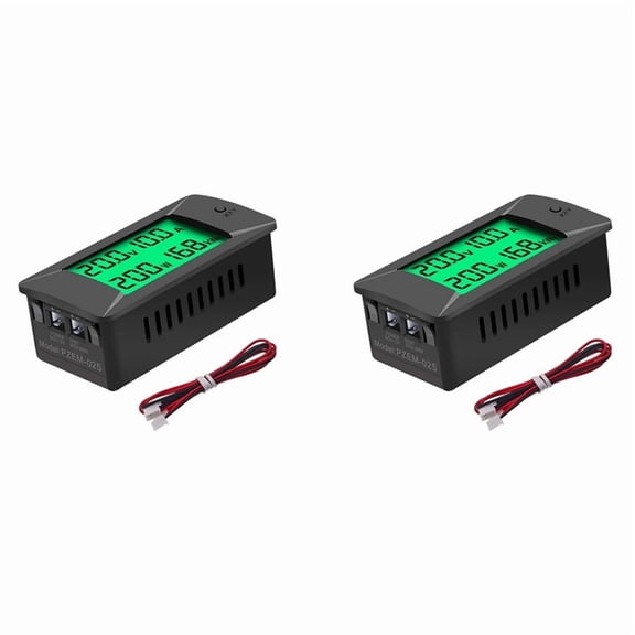 2X DigitalVoltage Current Meter Power Detector Voltage Detector Monitor Tester DC0-300V 300A LCD Power Meter PZEM-025