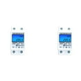 2X Din Rail Digital Single Phase Reset Zero Energy Meter AC 220V Kwh