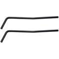 thumbnail image 1 of 2X Direct Insertion Style Electric Guitar Tremolo Arm Whammy Bar - Chrome - Black / Insert Part Diameter 6mm, 1 of 8