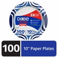 thumbnail image 1 of 2X-Dixie Ultra Flex-Proof Paper Plates - 10 in, 1 of 5