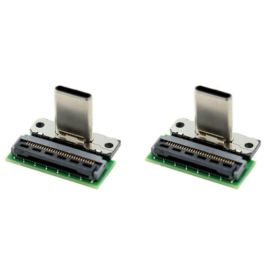 2X Dock Connector Charging Port USB Type C Socket Compatible For Switch Docking Station Replacement Component Male